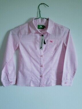 Ferrione Light Pink Unisex Button-Down Shirt